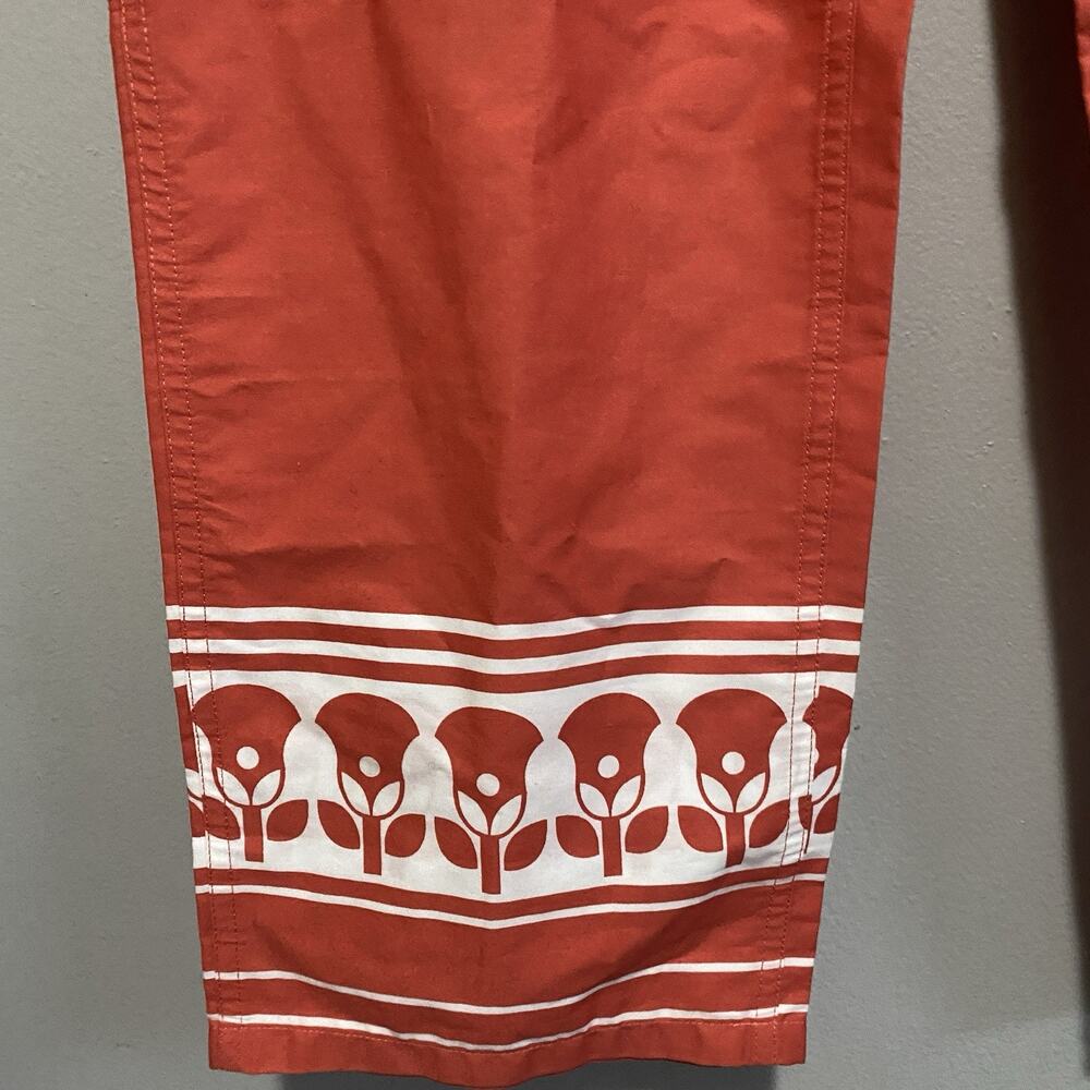 Brooks Brothers Cotton Light Orange White Drawstring Pajama Lounge Pants Medium - Picture 6 of 6